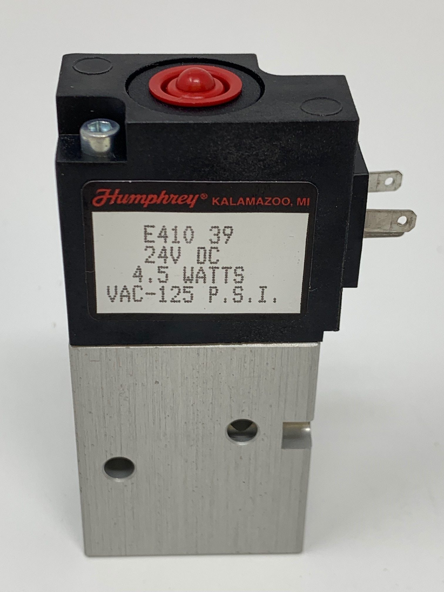 Details about  / Humphrey Valve 410 24V DC  4.5 Watts VAC 125 PSI